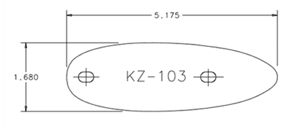 Prefit KZ-103 Recoil Pad