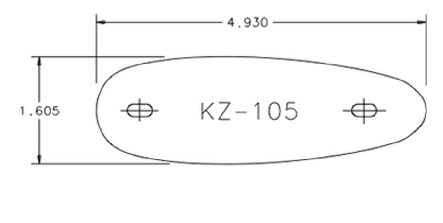 Prefit KZ-105 Recoil Pad